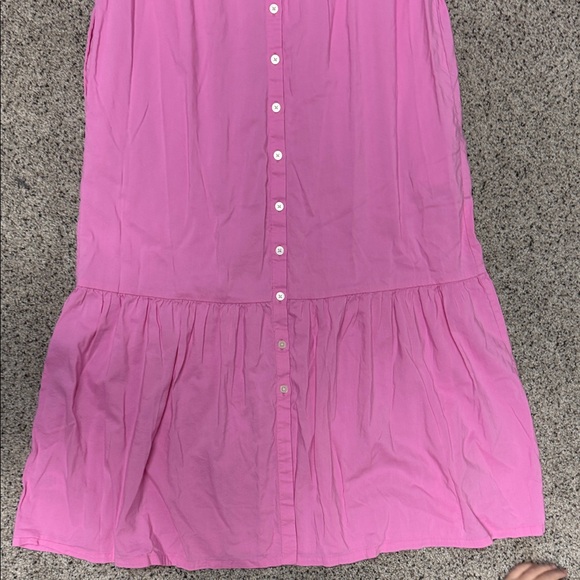 LOFT Vibrant Pink Maxi Dress - Picture 4 of 5